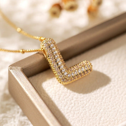Skorter | Alphabet-Diamond-Pendant-Necklace