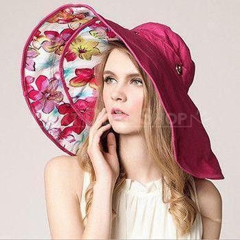 Skorter | Large Brim Floppy Foldable Roll Up Sun Hat - Sun Protection Rating of UPF 50+