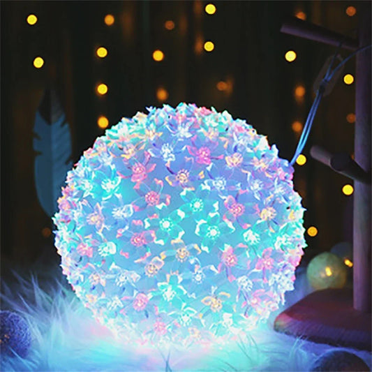 Skorter | LumiBlossom – Solar Cherry Blossom Light Chains for Garden – Romantic LED Decoration for Outdoors