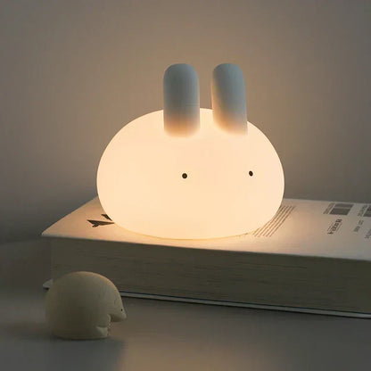 Skorter | BunnyGlow - Dimmable LED Night Light for Children with Touch Control and USB Charging Function