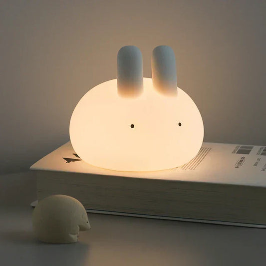 Skorter | BunnyGlow - Dimmable LED Night Light for Children with Touch Control and USB Charging Function