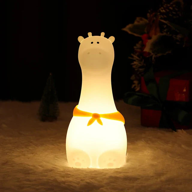 Skorter | BunnyGlow - Dimmable LED Night Light for Children with Touch Control and USB Charging Function
