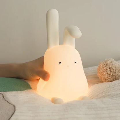 Skorter | BunnyGlow - Dimmable LED Night Light for Children with Touch Control and USB Charging Function