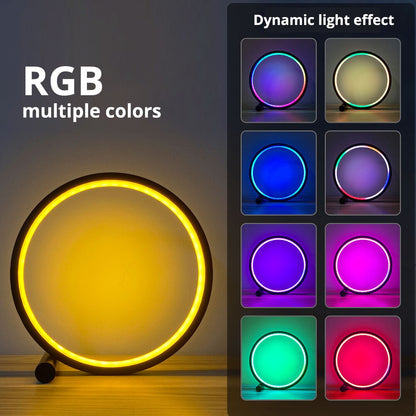 Skorter | LED Night Light RGB Desk Lamp APP Music Rhythm Atmosphere Light Remote Control Dimming Gaming Desk Bedroom Bar Live Streaming