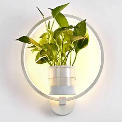 Skorter | Lumora Plant Wall Lamp - Stylish Lighting with Natural Greenery