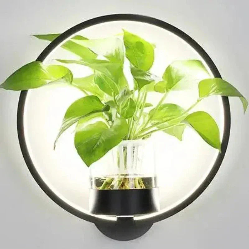 Skorter | Lumora Plant Wall Lamp - Stylish Lighting with Natural Greenery