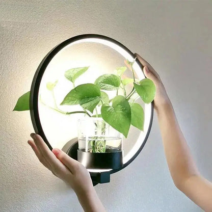 Skorter | Lumora Plant Wall Lamp - Stylish Lighting with Natural Greenery