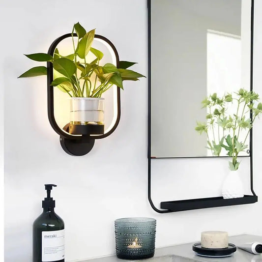 Skorter | Lumora Plant Wall Lamp - Stylish Lighting with Natural Greenery