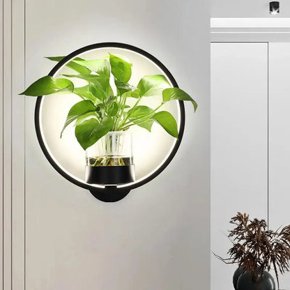Skorter | Lumora Plant Wall Lamp - Stylish Lighting with Natural Greenery