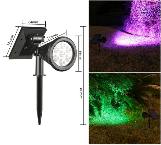 Skorter | SolarGlow - Solar LED Garden Spotlight for Path Lighting – Slim, Weatherproof & Energy Saving