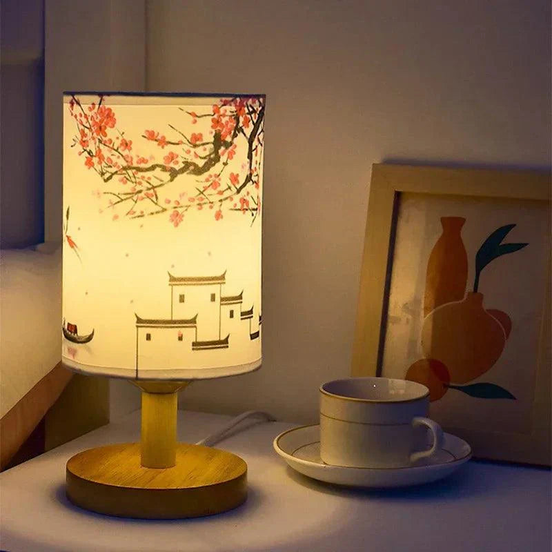 Skorter | VibeGlow - Modern Japandi Table Lamp with Elegance