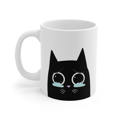 Skorter | Emotional Cat White Mug Set - 2 Pcs