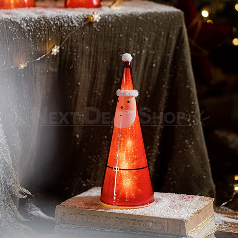 Skorter | Light Up Christmas Man Glass Lamp