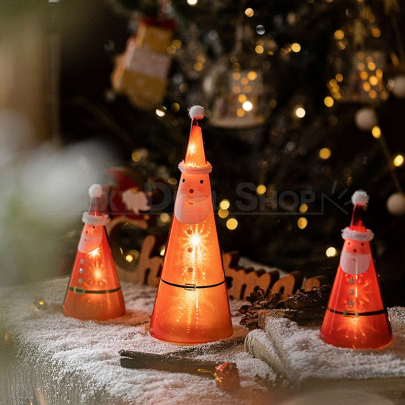 Skorter | Light Up Christmas Man Glass Lamp