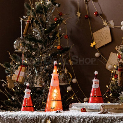 Skorter | Light Up Christmas Man Glass Lamp