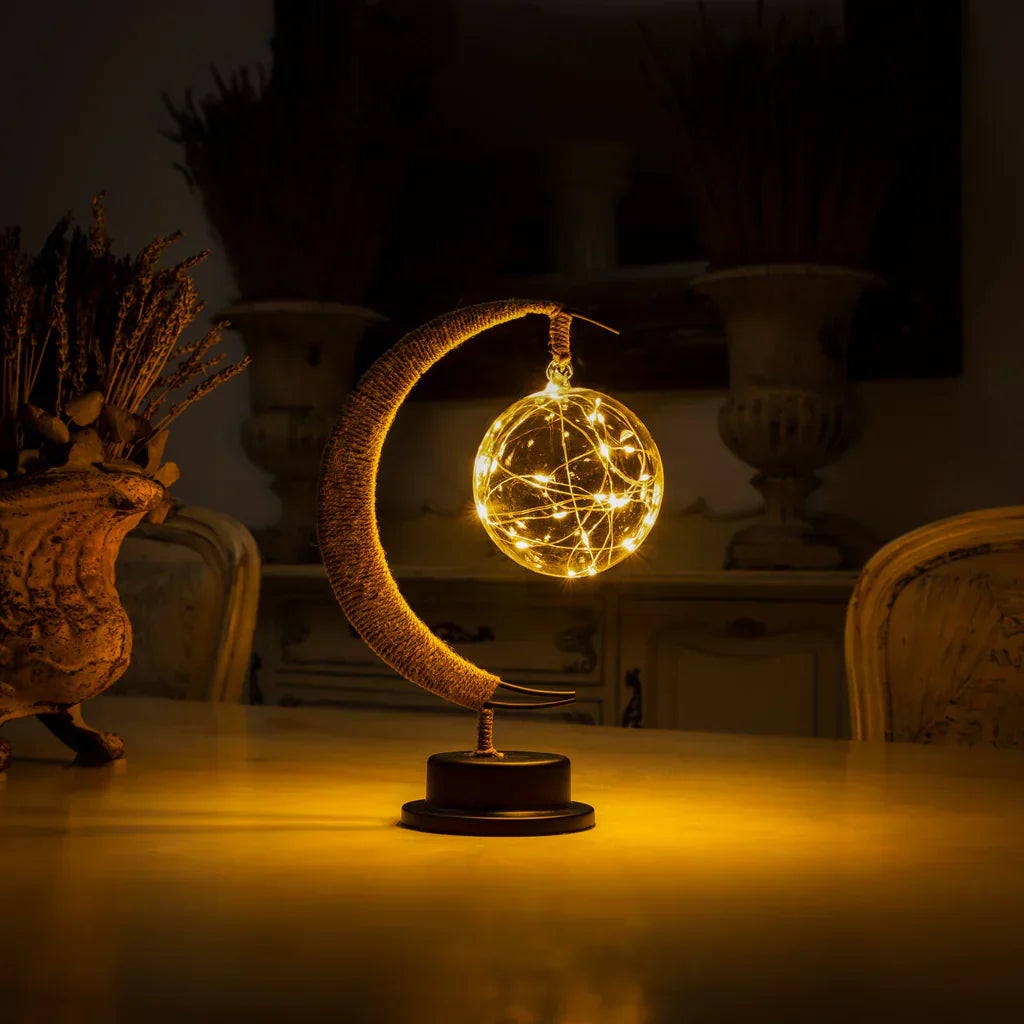 Skorter | LED Lunar Lamp - Enchanted Moon Night Light for Bedroom, Nursery & Home Decor
