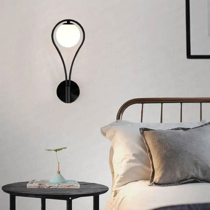 Skorter | Scandinavian LED Wall Light – Minimalist Wood & Metal Lamp
