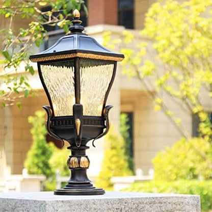 Skorter | LumaLux Solar Outdoor Lantern | Weatherproof | Solar Powered | Garden Lighting for Terrace and Entry Area