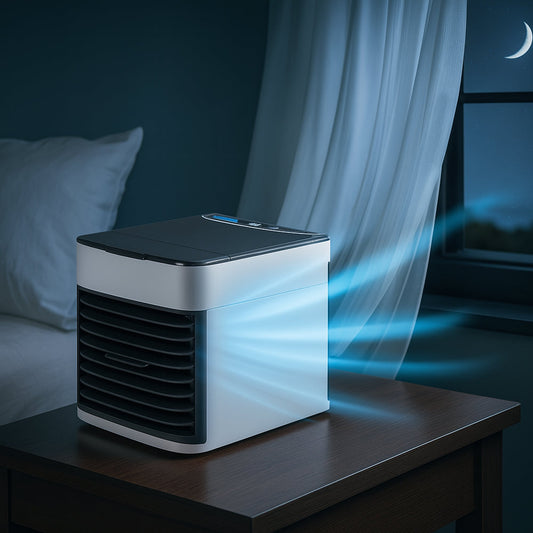 Skorter | KoelBreeze Mini Air Cooler – Portable USB Air Cooler with 3-in-1 Function and LED