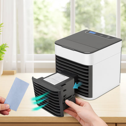 Skorter | KoelBreeze Mini Air Cooler – Portable USB Air Cooler with 3-in-1 Function and LED