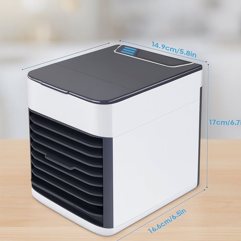 Skorter | KoelBreeze Mini Air Cooler – Portable USB Air Cooler with 3-in-1 Function and LED
