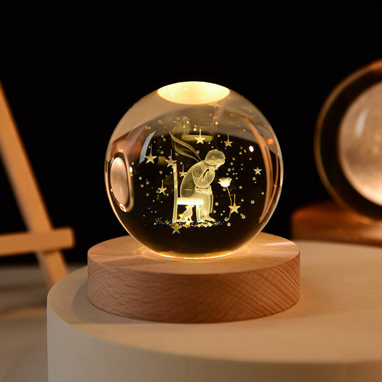 Skorter | SolarSphere – Crystal Solar System with LED Lighting | Educational & Decorative Gift