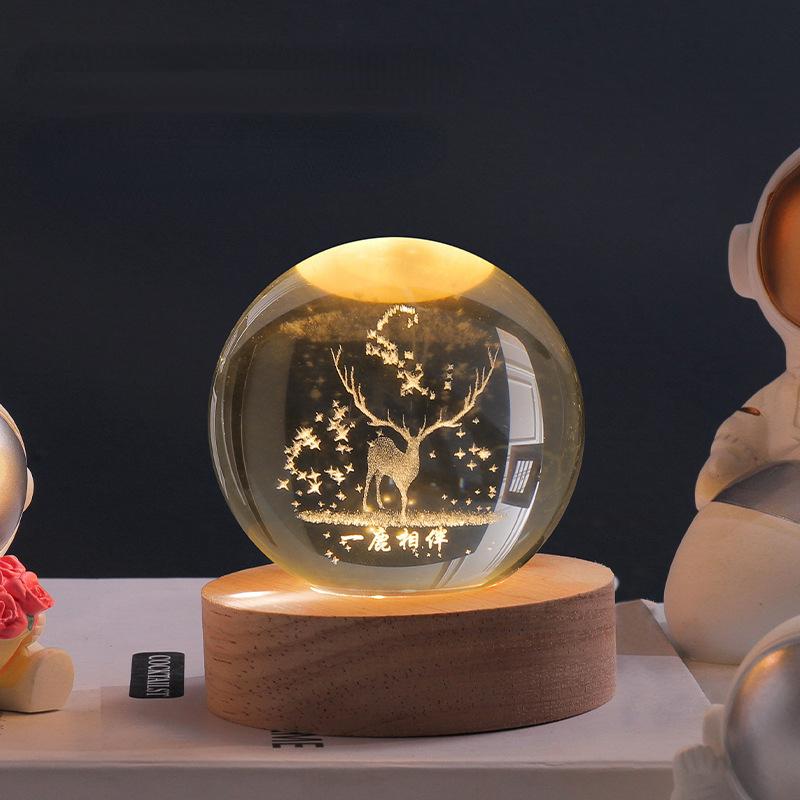 Skorter | SolarSphere – Crystal Solar System with LED Lighting | Educational & Decorative Gift