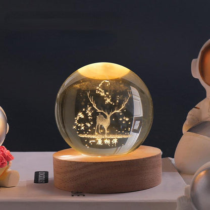 Skorter | SolarSphere – Crystal Solar System with LED Lighting | Educational & Decorative Gift