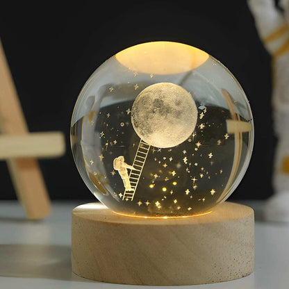 Skorter | SolarSphere – Crystal Solar System with LED Lighting | Educational & Decorative Gift