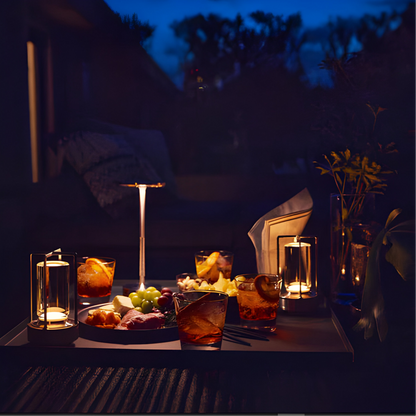 Skorter | Lumalight Wireless Lamp Design: USB rechargeable, touch-controlled table lamp for ambient lighting