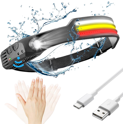 Skorter | Headlamp X3 – Waterproof & Rechargeable Head Torch for Running, Hiking & Outdoor Adventures