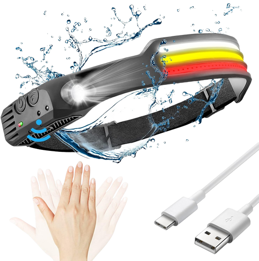 Skorter | Headlamp X3 – Waterproof & Rechargeable Head Torch for Running, Hiking & Outdoor Adventures