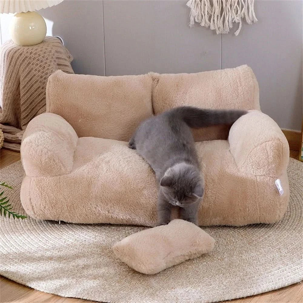 Skorter | FLUFFYCOMFORT – Luxurious pet sofa made of plush for maximum relaxation comfort