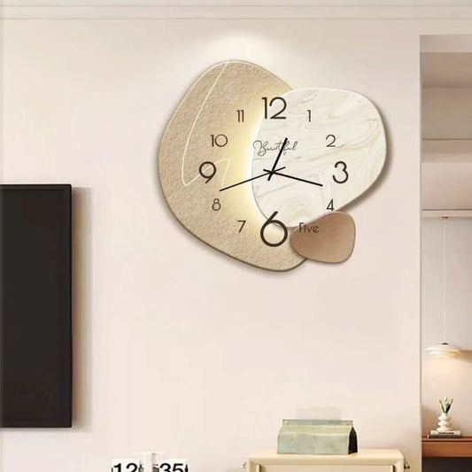 Skorter | Modern 30cm Silent Quartz Wall Clock Metal Glass