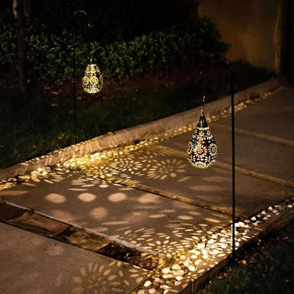 Skorter | Solar Drop Garden Light with Warm White LED – Waterproof Outdoor Lighting