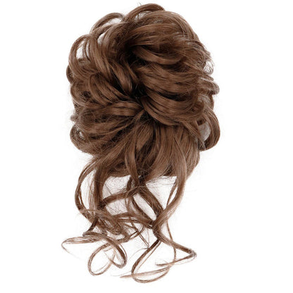 Skorter | Curly And Messy Hair Bun Scrunchie Extension Wigs (New)