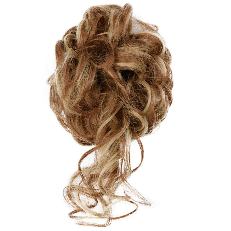 Skorter | Curly And Messy Hair Bun Scrunchie Extension Wigs (New)