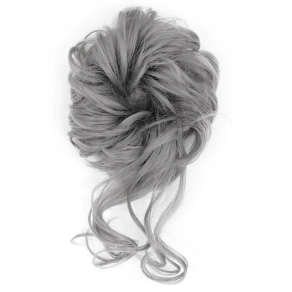 Skorter | Curly And Messy Hair Bun Scrunchie Extension Wigs (New)