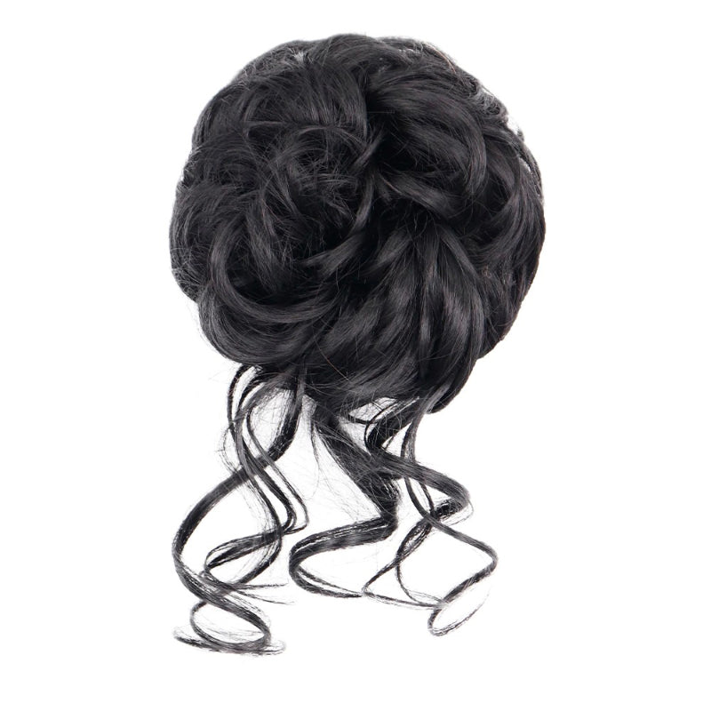 Skorter | Curly And Messy Hair Bun Scrunchie Extension Wigs (New)