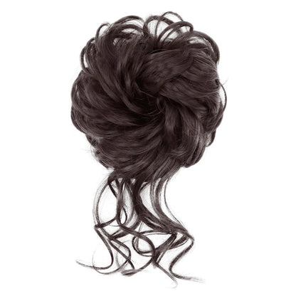 Skorter | Curly And Messy Hair Bun Scrunchie Extension Wigs (New)