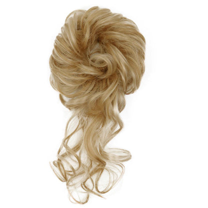 Skorter | Curly And Messy Hair Bun Scrunchie Extension Wigs (New)