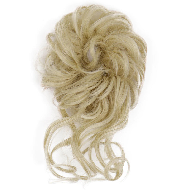 Skorter | Curly And Messy Hair Bun Scrunchie Extension Wigs (New)