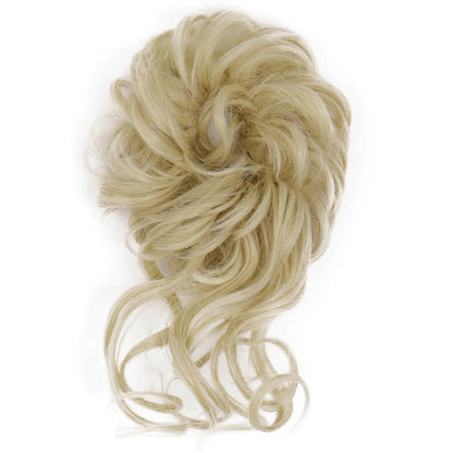 Skorter | Curly And Messy Hair Bun Scrunchie Extension Wigs (New)