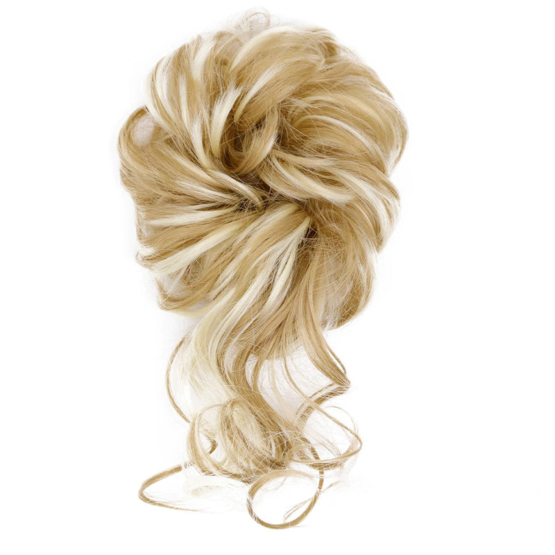 Skorter | Curly And Messy Hair Bun Scrunchie Extension Wigs (New)