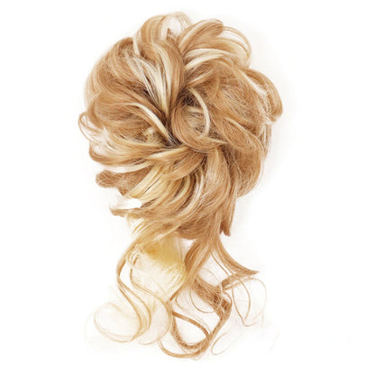 Skorter | Curly And Messy Hair Bun Scrunchie Extension Wigs (New)