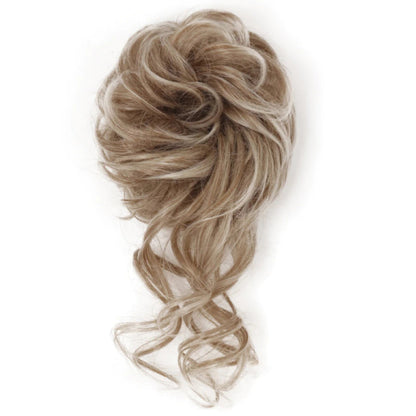 Skorter | Curly And Messy Hair Bun Scrunchie Extension Wigs (New)