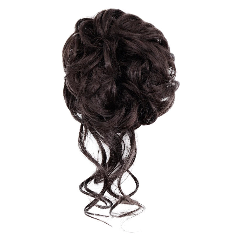Skorter | Curly And Messy Hair Bun Scrunchie Extension Wigs (New)