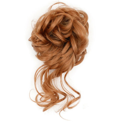 Skorter | Curly And Messy Hair Bun Scrunchie Extension Wigs (New)