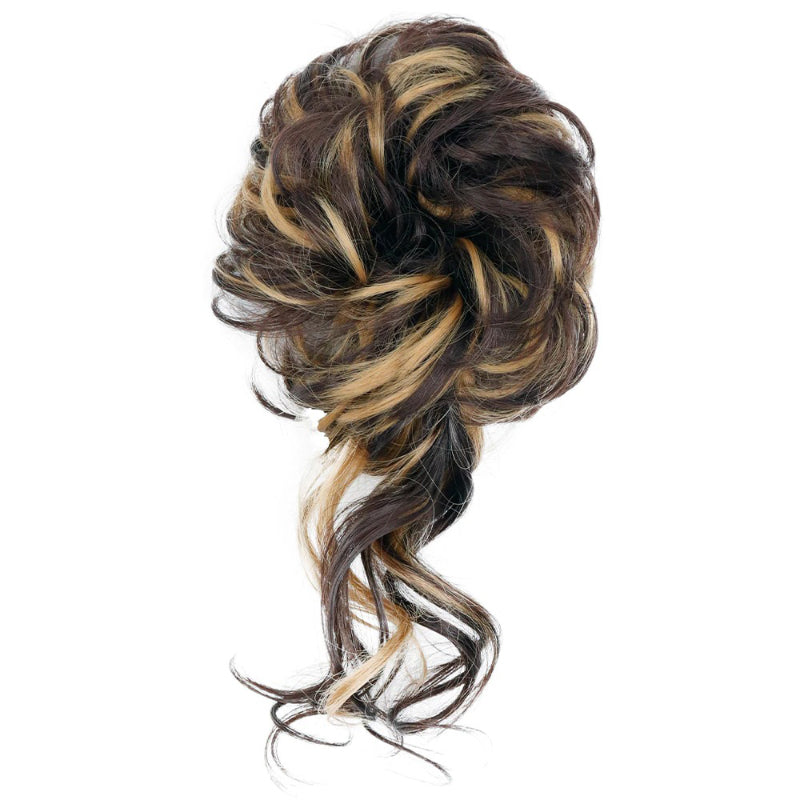 Skorter | Curly And Messy Hair Bun Scrunchie Extension Wigs (New)