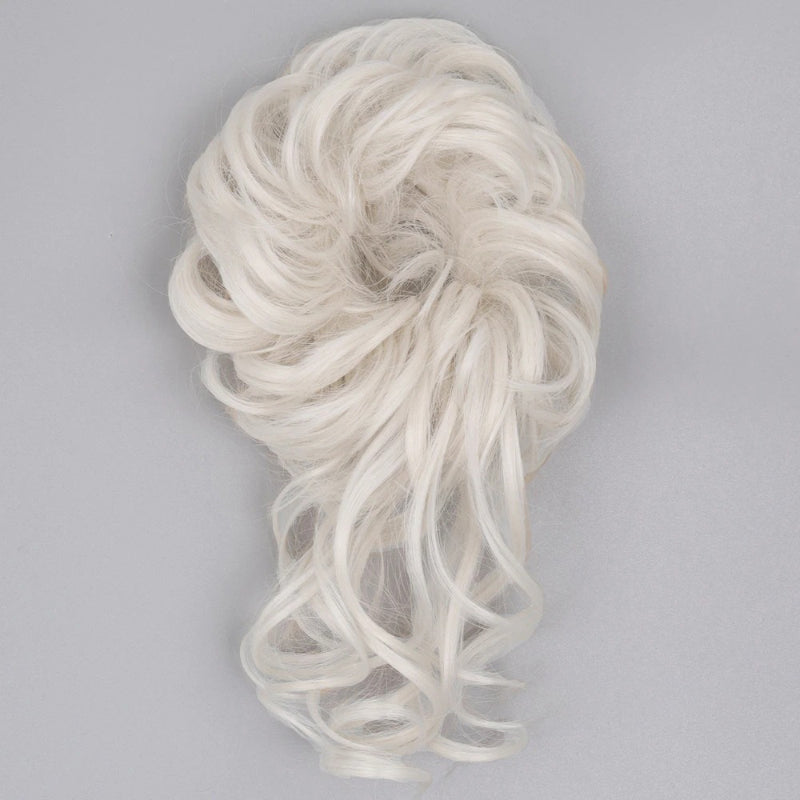 Skorter | Curly And Messy Hair Bun Scrunchie Extension Wigs (New)